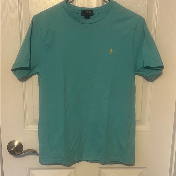 Polo by Ralph Lauren Boy’s Aqua Tee - Picture 1 of 4